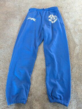 Hellstar No Guts No Glory Sweatpants Blue SS24 Streetwear Hype Logo
